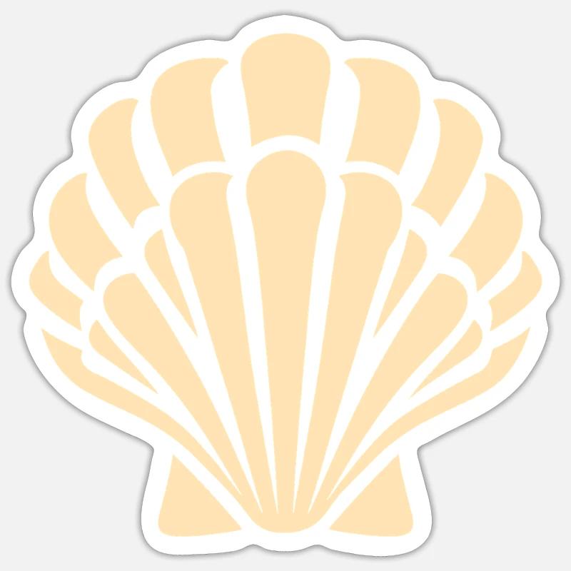 shell Sticker size S (10 x 10 cm)
