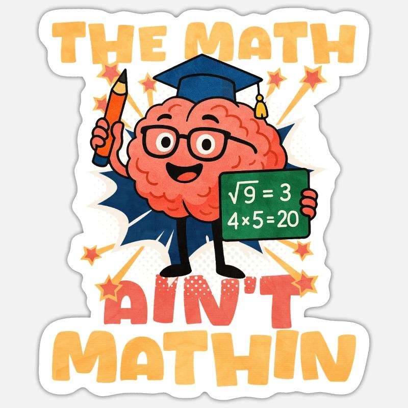Math Sticker size S (10 x 10 cm)