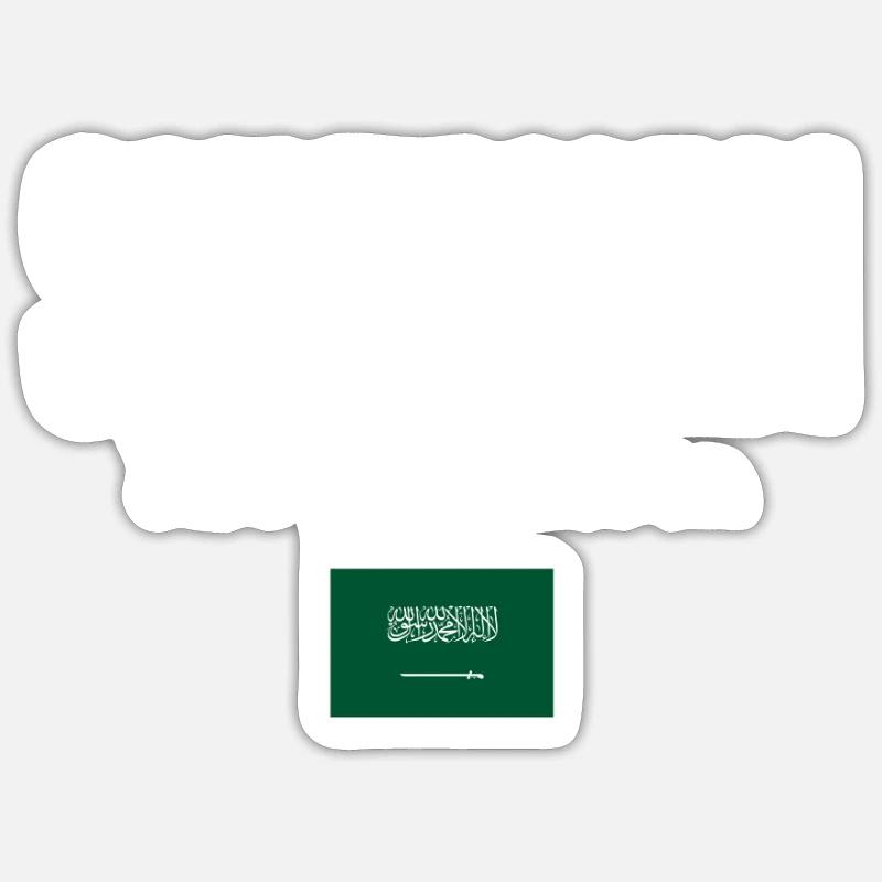Sultanah, Saudi Arabia - Sticker size S (10 x 10 cm) - white matte