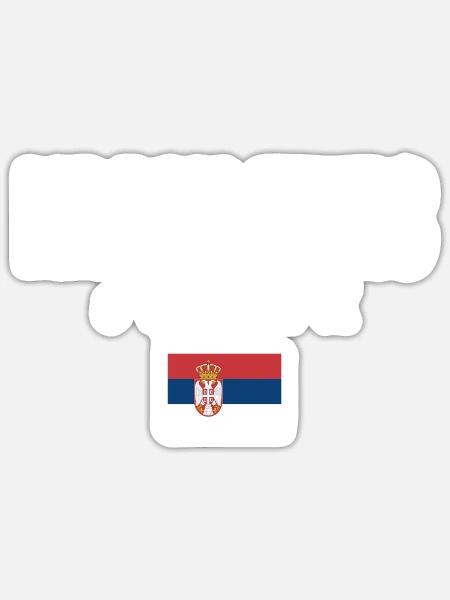 Kragujevac Serbien - Sticker Größe S (10 x 10 cm) - Mattweiß