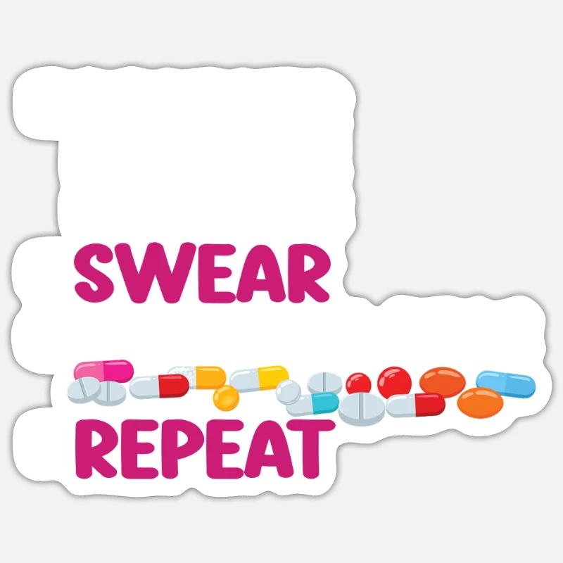 Pharmacy Tech Technician Sticker Größe S (10 x 10 cm)