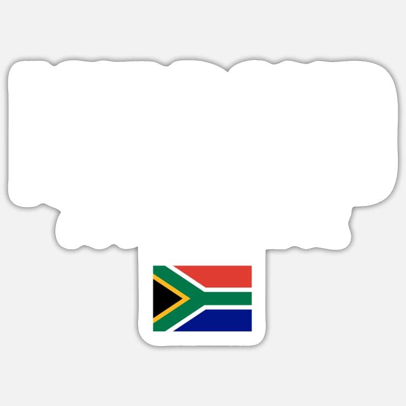 Midrand, Afrique du Sud - Sticker taille S (10 x 10 cm) - blanc mat