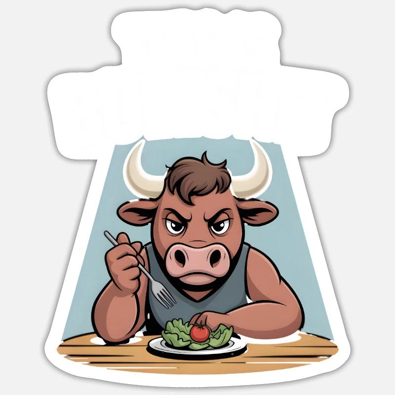 C’est l’édition Bullshit Salad - Sticker taille S (10 x 10 cm) - blanc mat