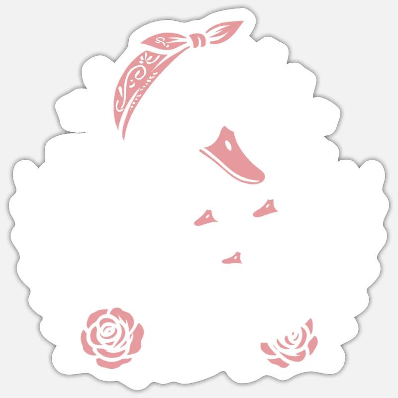 Cute Runner Duck Runner Duck Breeding Chick Sticker size S (10 x 10 cm)