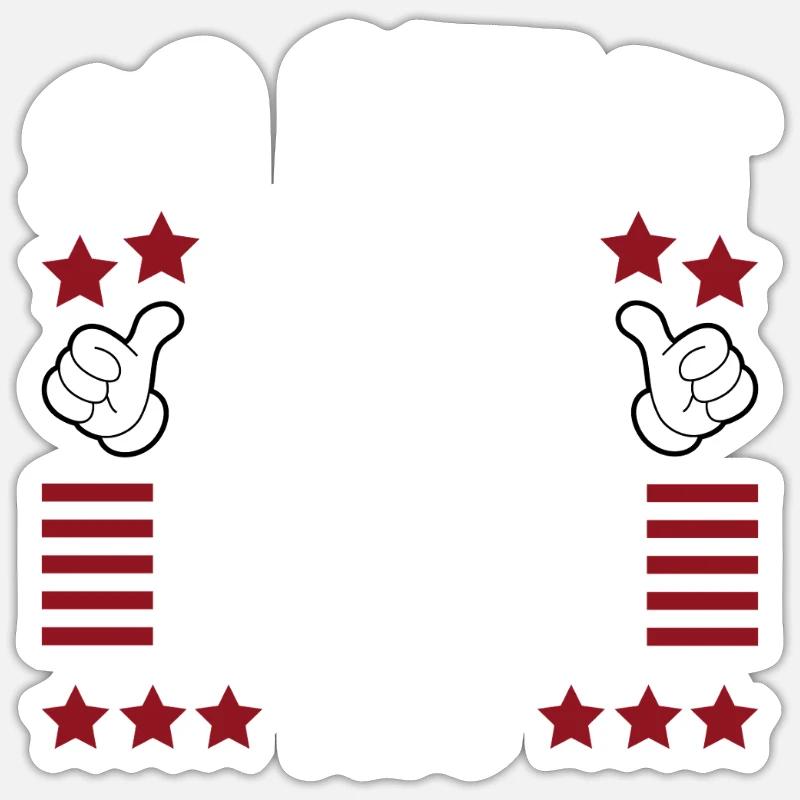 Sticker Größe S (10 x 10 cm) - 