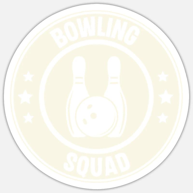 Bowling Sticker taille S (10 x 10 cm)