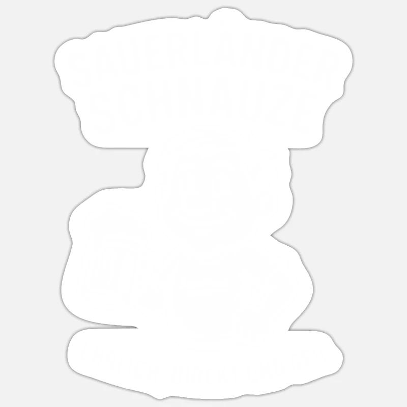 Sauerländer museau honnête, direct et corné Sticker taille S (10 x 10 cm)