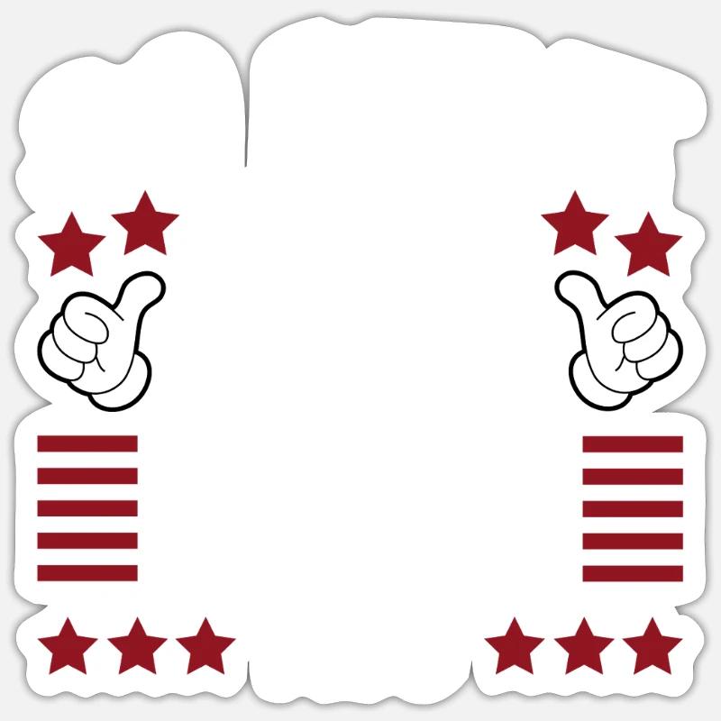 Sticker Größe S (10 x 10 cm) - 