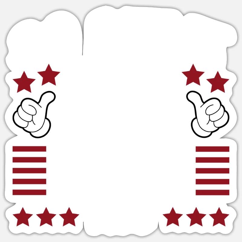 Sticker Größe S (10 x 10 cm) - 