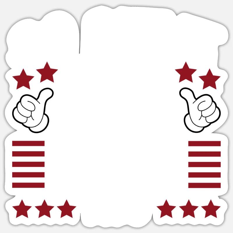 Sticker taille S (10 x 10 cm) -