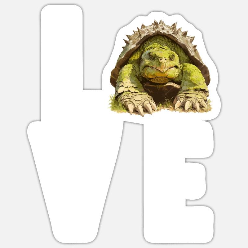 Snapping Turtles Snapping Turtle Sticker size S (10 x 10 cm)