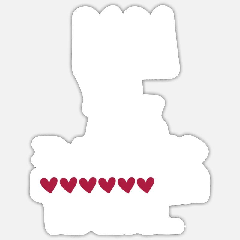 Werdender Papa 2026 Geschenk Schwangerschaft - Sticker Größe S (10 x 10 cm) - Mattweiß