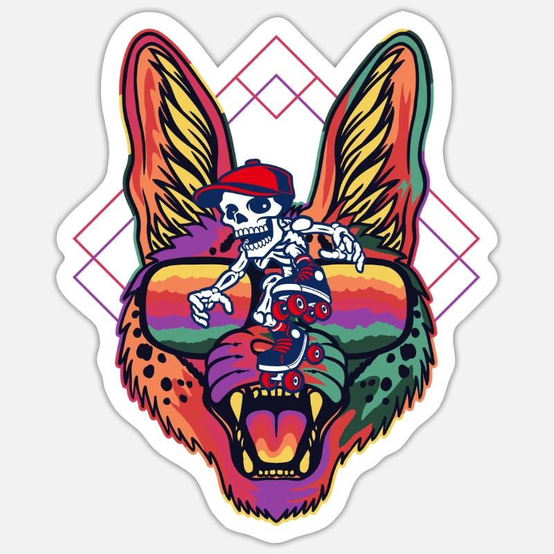 Sticker taille S (10 x 10 cm) - 