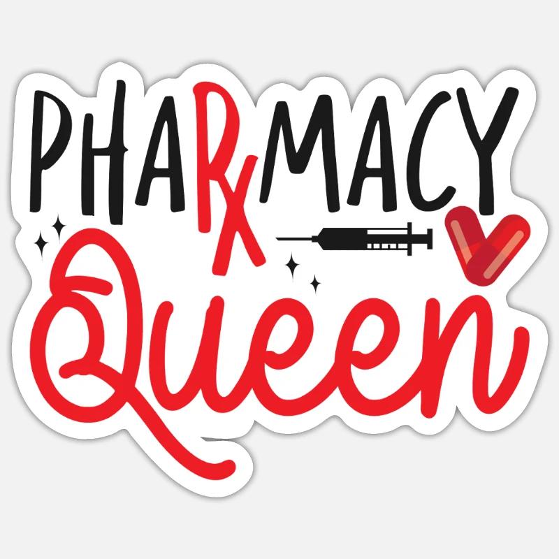 Pharmacy Tech Technician - Sticker Größe S (10 x 10 cm) - Mattweiß