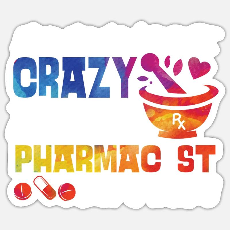 Pharmacy Tech Technician - Sticker Größe S (10 x 10 cm) - Mattweiß