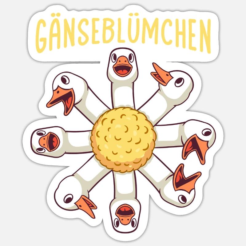 Garten Chefin Gartenarbeit Gänseblümchen - Sticker Größe S (10 x 10 cm) - Mattweiß