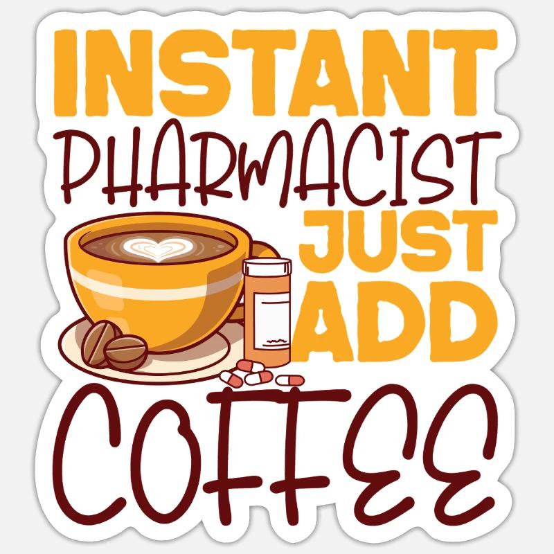 Pharmacy Tech Technician - Sticker Größe S (10 x 10 cm) - Mattweiß