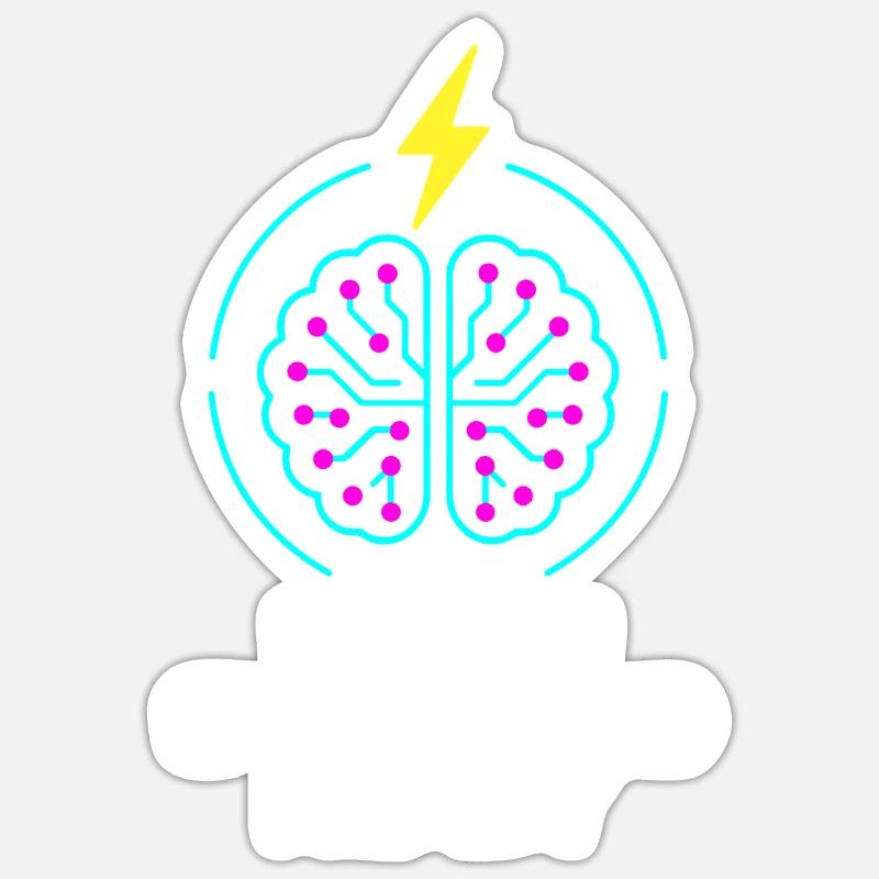 Memory Athlet Mnemonic Brain Training Mental Sticker Größe S (10 x 10 cm)