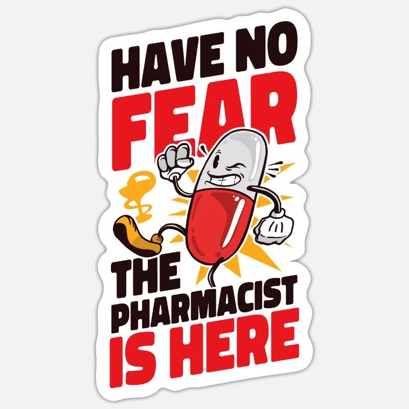 Pharmacy Tech Technician Sticker Größe S (10 x 10 cm)