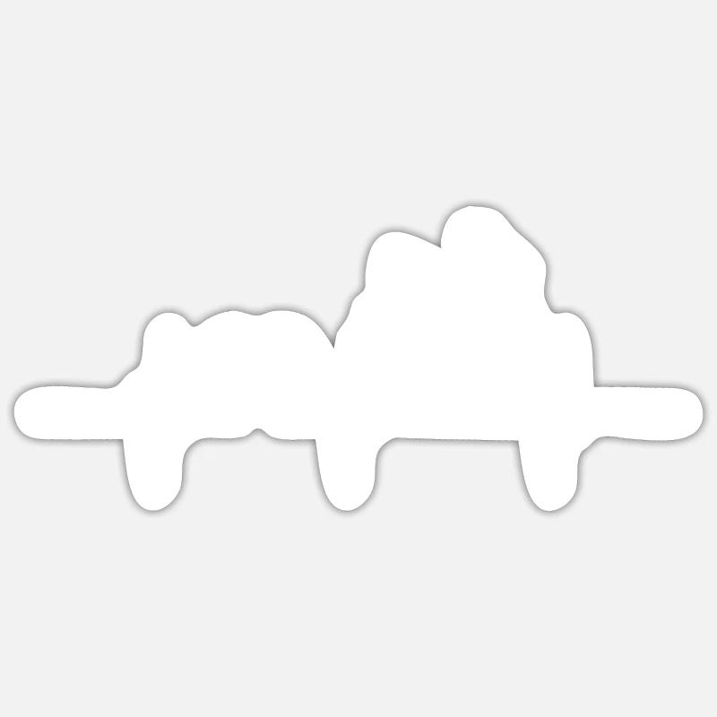 Squirrel - Sticker size S (10 x 10 cm) - white matte