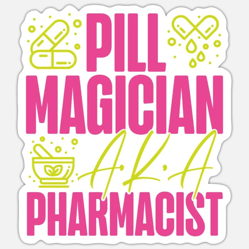 Pharmacy Tech Technician Sticker Größe S (10 x 10 cm)