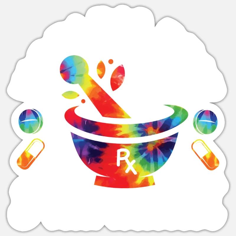 Pharmacy Tech Technician - Sticker Größe S (10 x 10 cm) - Mattweiß