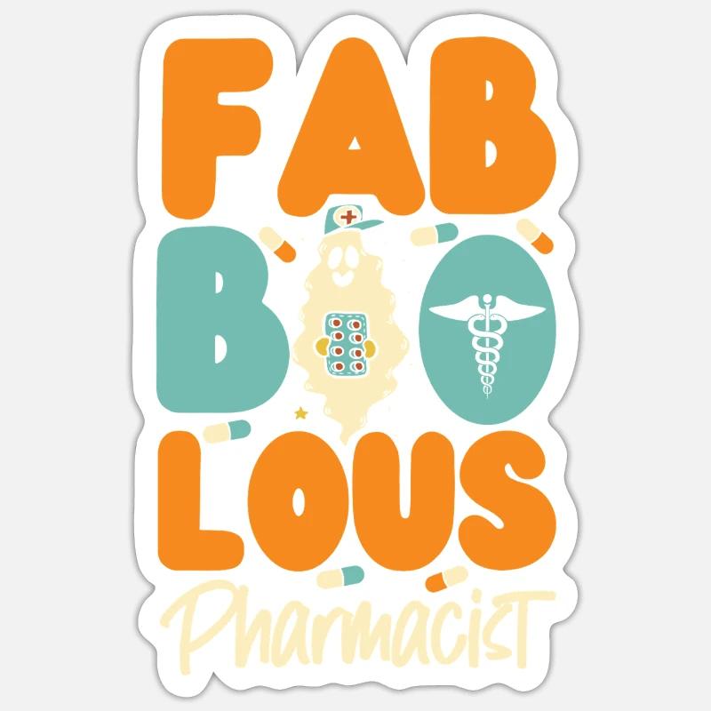 Pharmacy Tech Technician Sticker Größe S (10 x 10 cm)