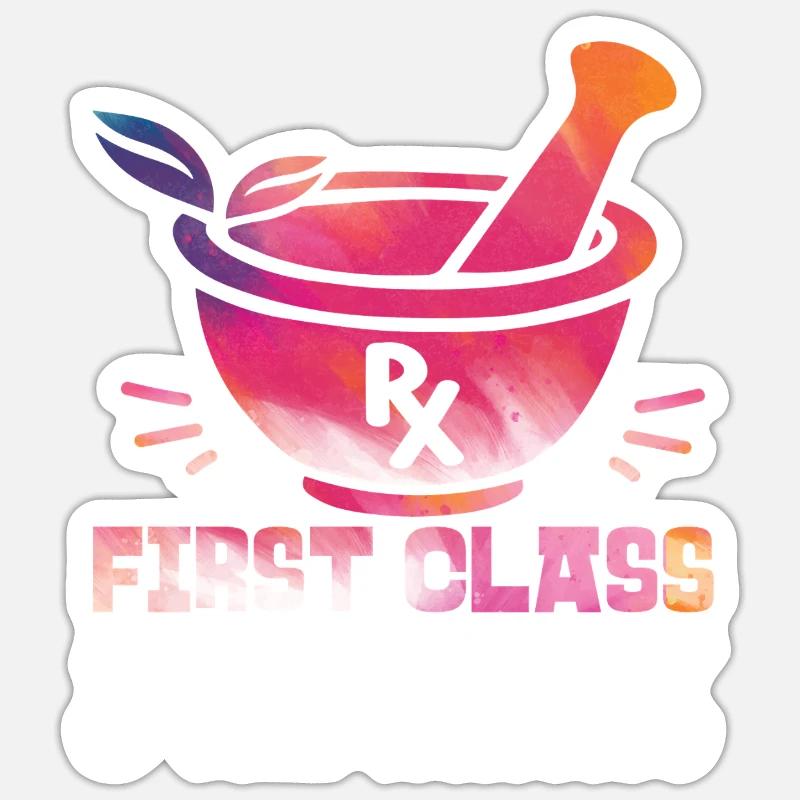 Pharmacy Tech Technician Sticker Größe S (10 x 10 cm)