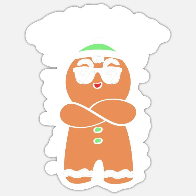 Équipe Garçon Noël - Sticker taille S (10 x 10 cm) - blanc mat