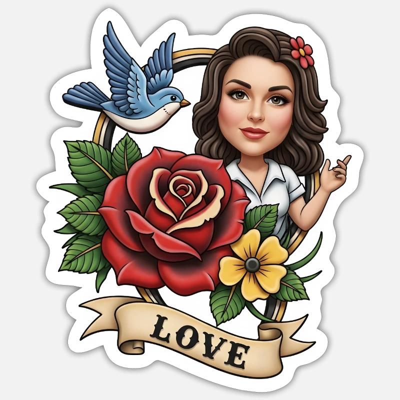 Sticker Größe S (10 x 10 cm) - 