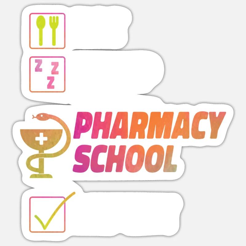Pharmacy Tech Technician Sticker Größe S (10 x 10 cm)