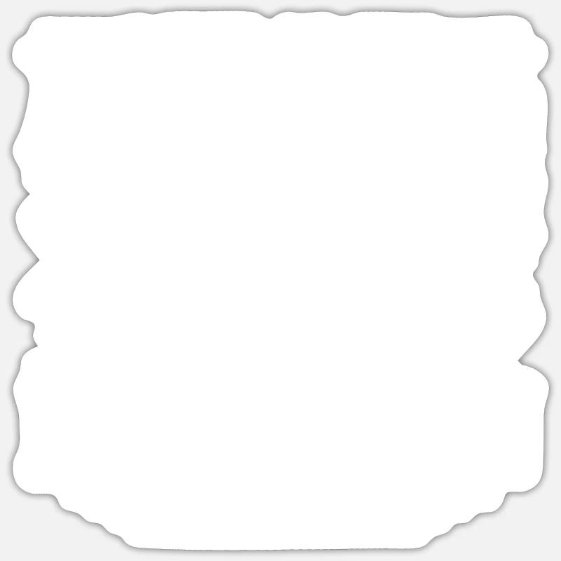 Malle BITTE NICHT ANSPRECHEN Lustiges - Sticker Größe S (10 x 10 cm) - Mattweiß