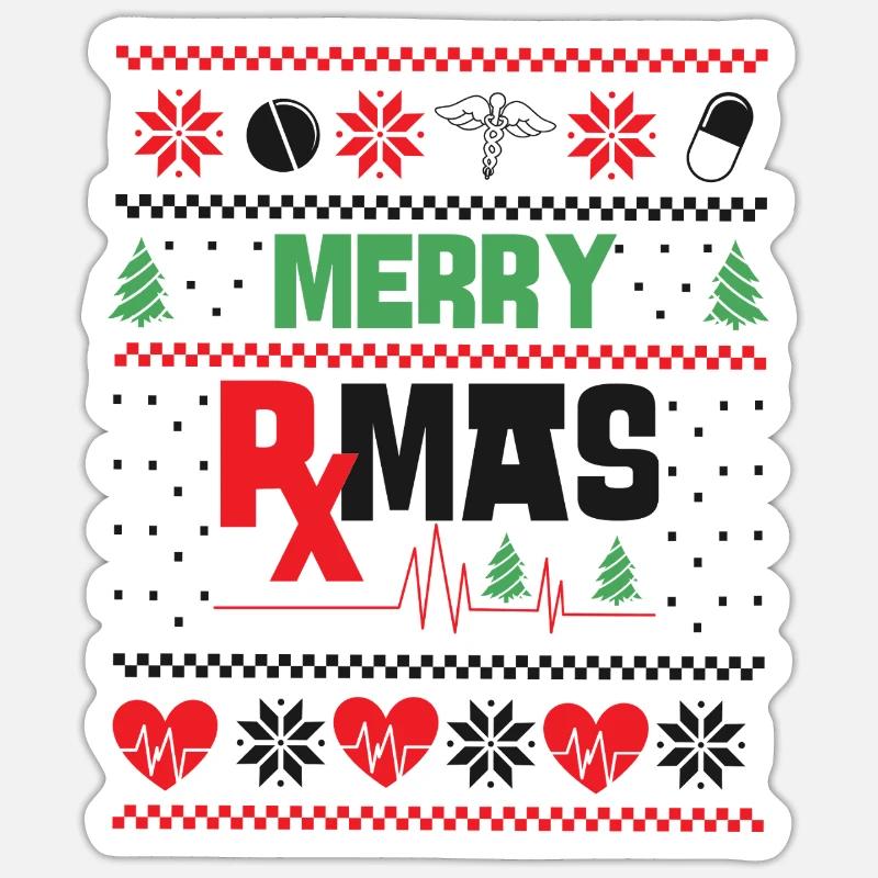 Pharmacy Tech Technician - Sticker Größe S (10 x 10 cm) - Mattweiß