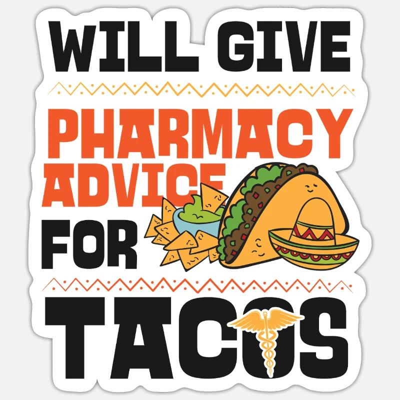 Pharmacy Tech Technician Sticker Größe S (10 x 10 cm)