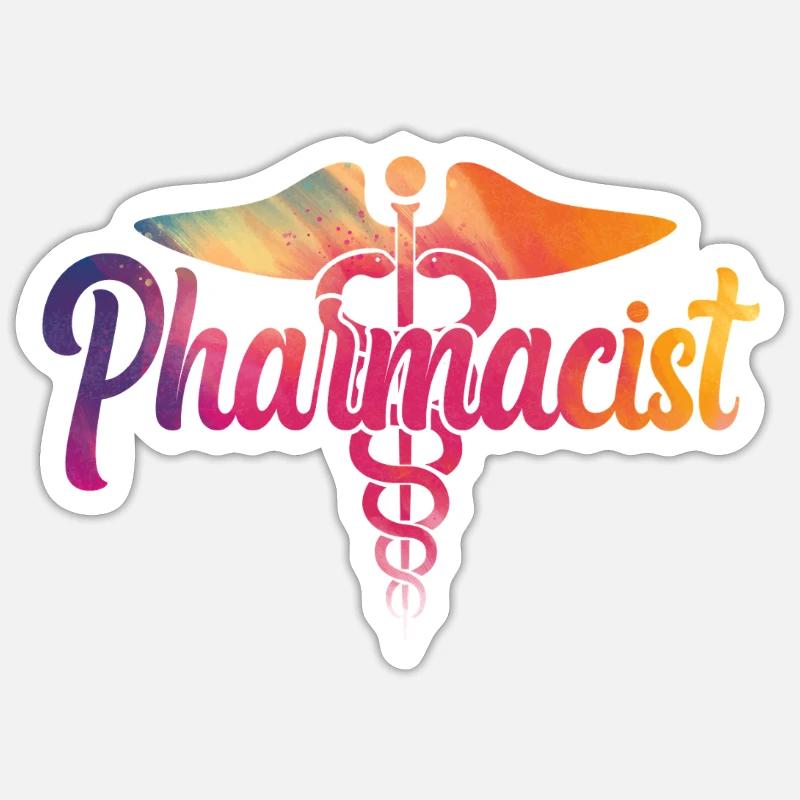 Pharmacy Tech Technician Sticker Größe S (10 x 10 cm)