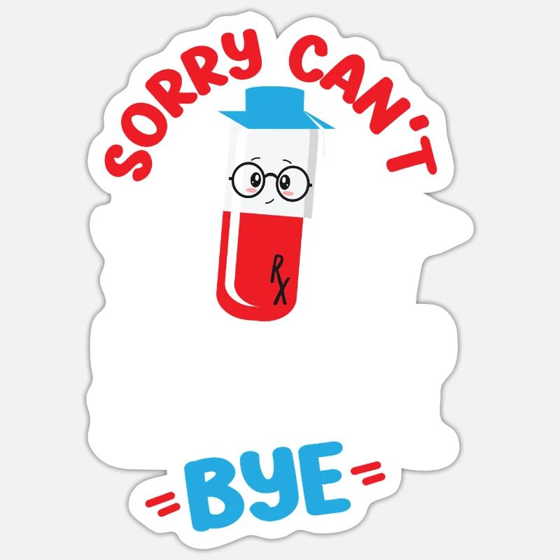 Pharmacy Tech Technician Sticker Größe S (10 x 10 cm)