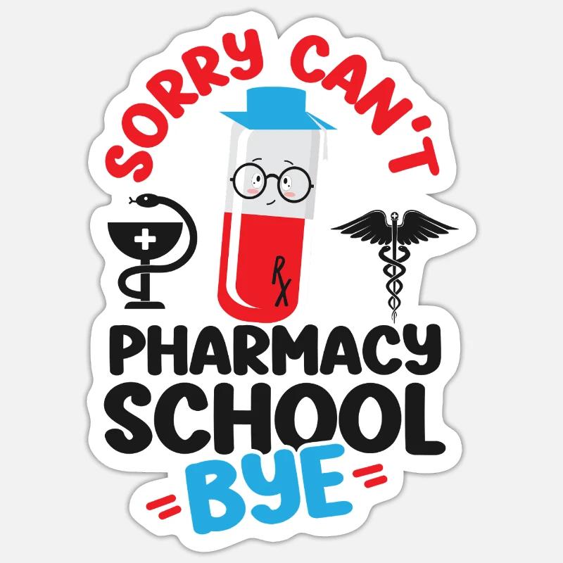 Pharmacy Tech Technician Sticker Größe S (10 x 10 cm)