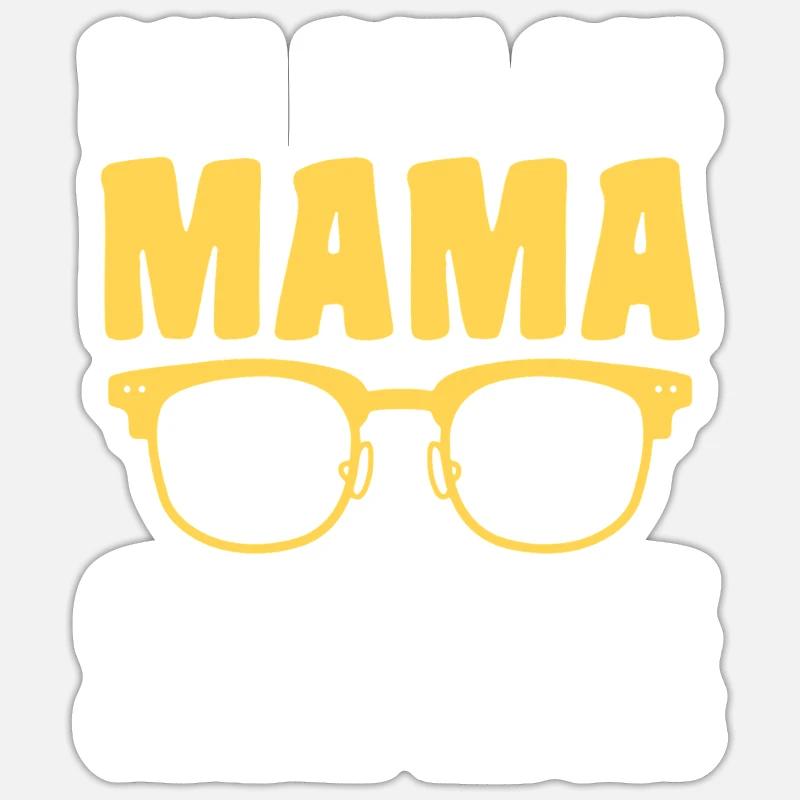 Mutter Team Mama Sticker Größe S (10 x 10 cm)