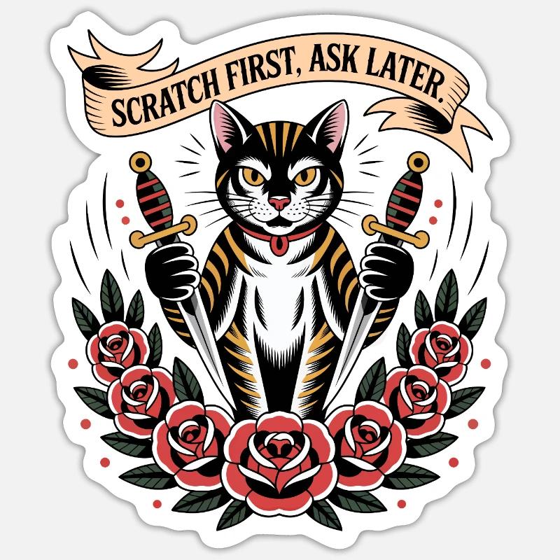 Sticker Größe S (10 x 10 cm) - 
