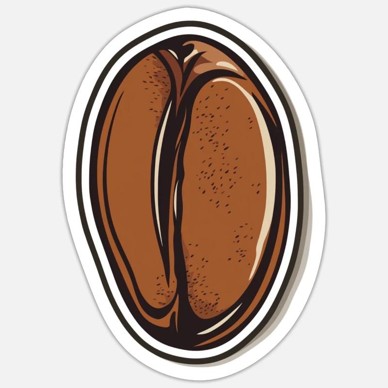 Coffee - Sticker size S (10 x 10 cm) - white matte
