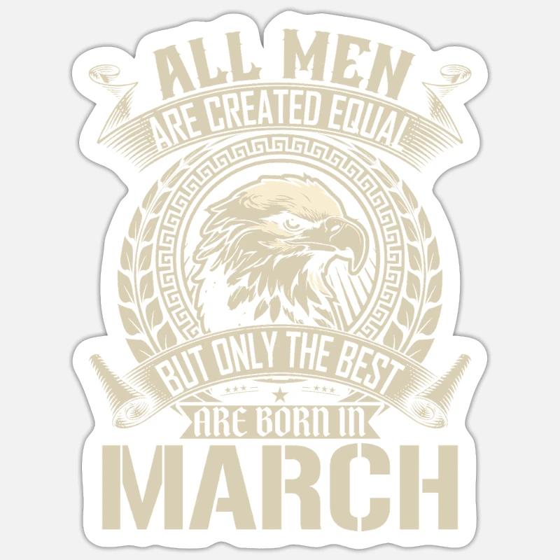 Eagle March Pride Emblem - Sticker size S (10 x 10 cm) - white matte