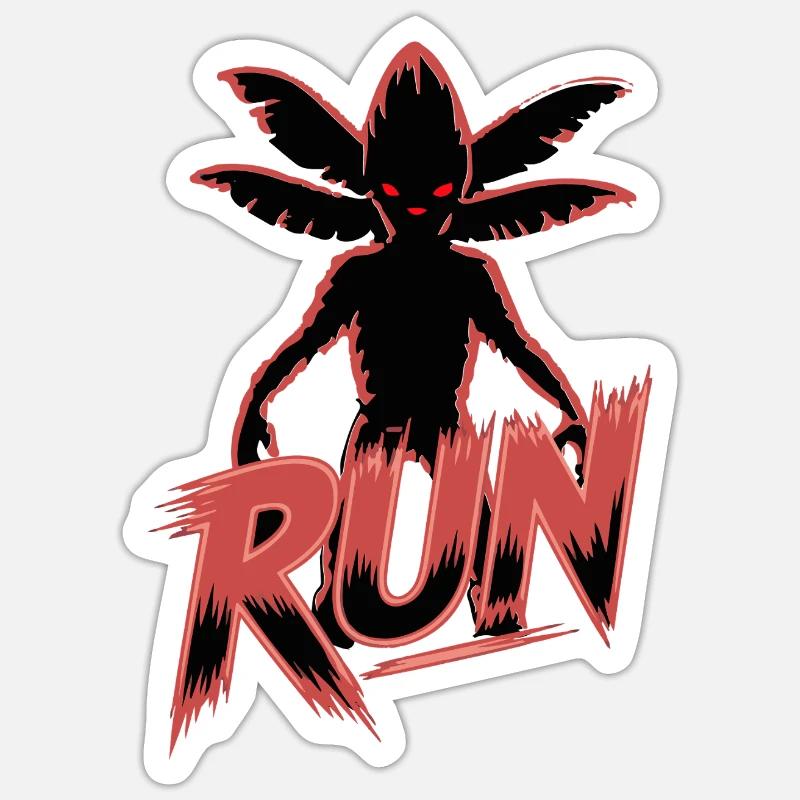 Runaway Spider Graffiti Design - Sticker size S (10 x 10 cm) - white matte