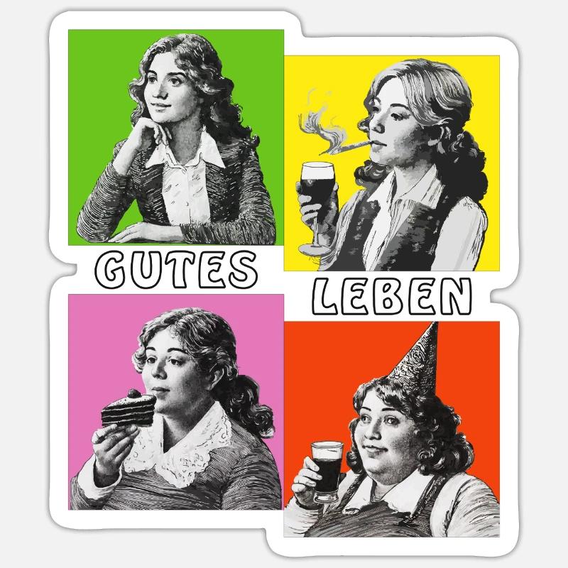 Sticker Größe S (10 x 10 cm) - 