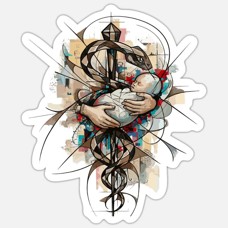 Sticker taille S (10 x 10 cm) -