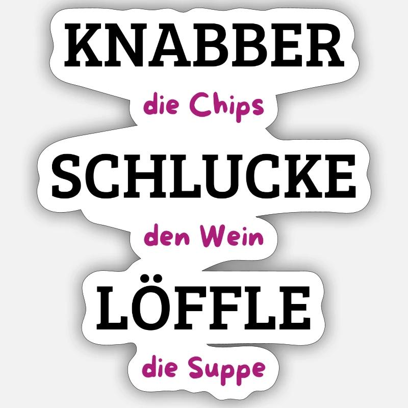Sticker Größe S (10 x 10 cm) - 