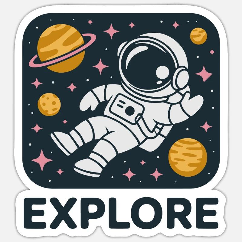 Sticker taille S (10 x 10 cm) - 