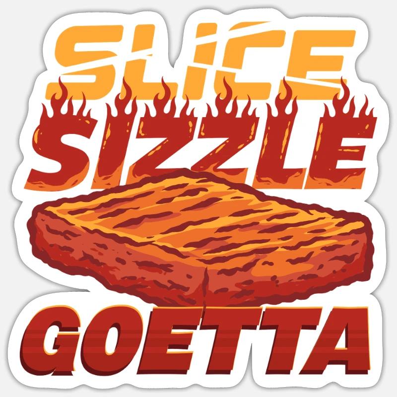 Saucisse de Goetta Sticker taille S (10 x 10 cm)