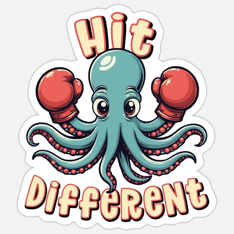 Hit Different Sticker size S (10 x 10 cm)