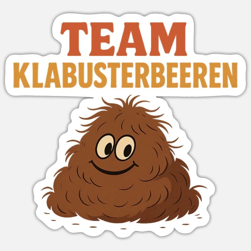 L’équipe Klabusterbeeren - Sticker taille S (10 x 10 cm) - blanc mat
