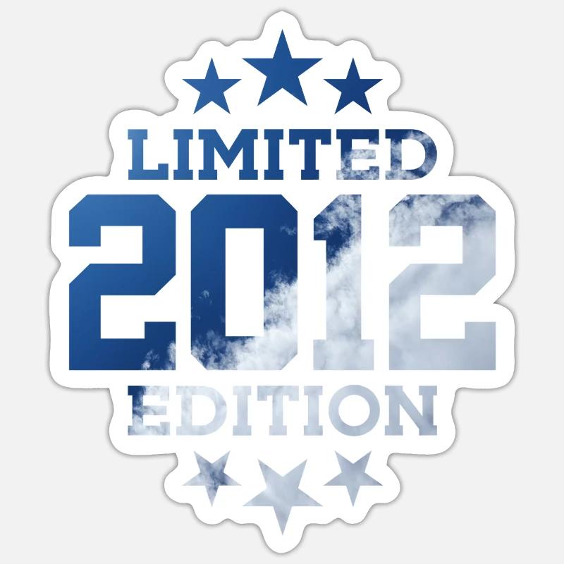 ÉDITION LIMITÉE 2012 14E ANNIVERSAIRE - Sticker taille S (10 x 10 cm) - blanc mat